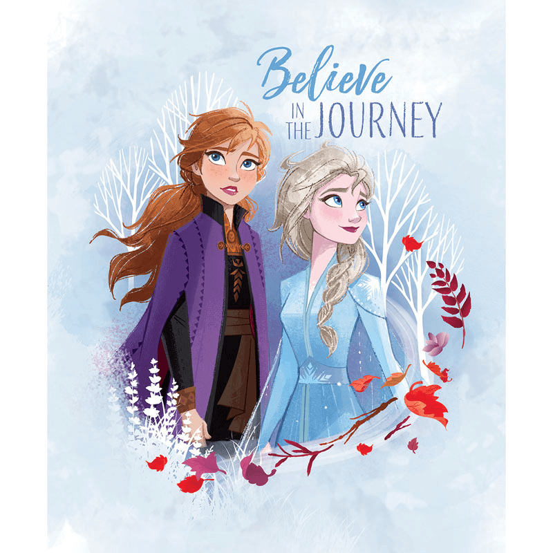 Disney Mythical Wonderland Journey Light Blue Frozen 2 Kingdom of Arendelle Elsa and Anna