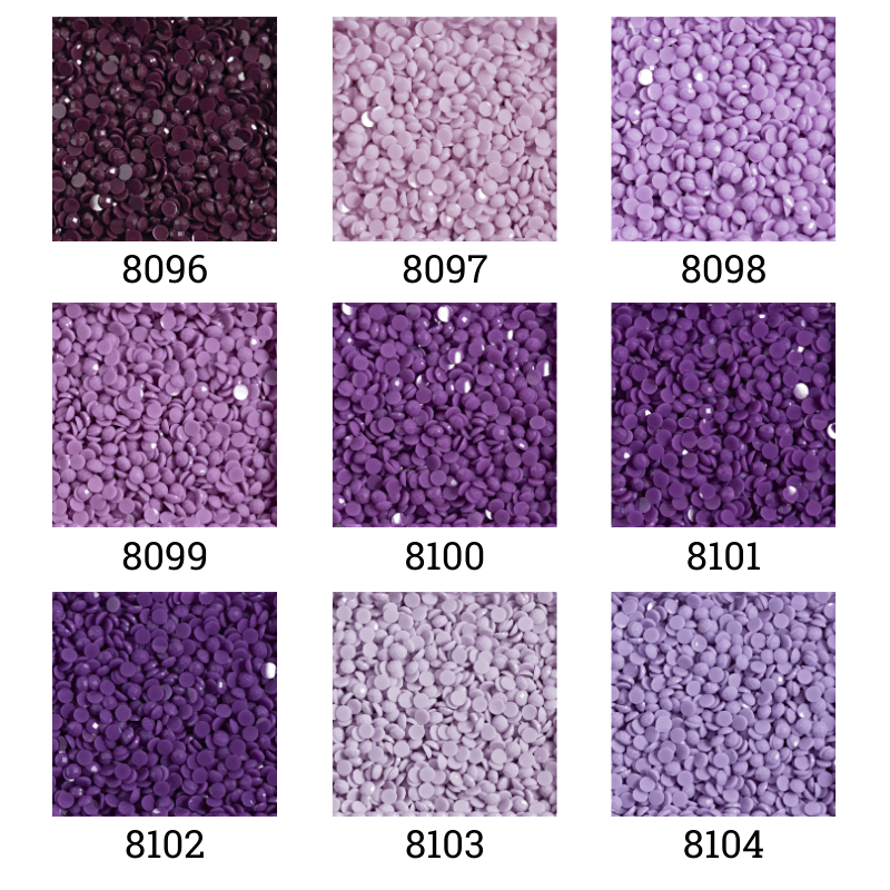 Diamond Dotz Freestyle Dots 12g Maroon, Pale Lilac, Lila, Purple 8096 8097 8098 8099 8100 8101 8102 8103 8104