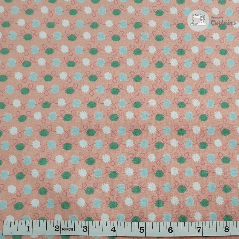 Fabric Freedom Mexicola Fabric Apricot for sewing projects QS-161A