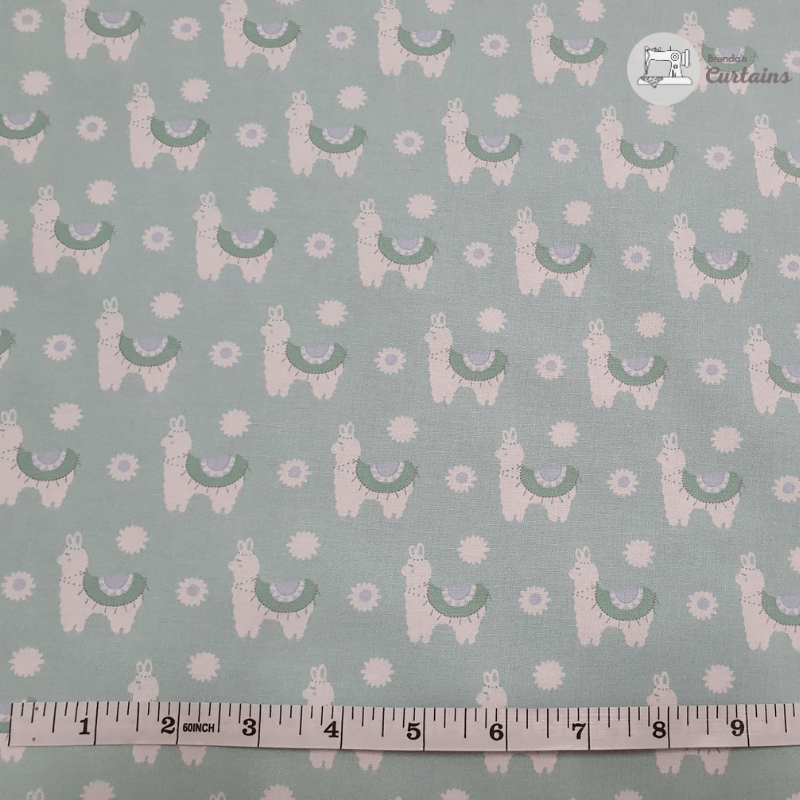 Fabric Freedom Mexicola Fabric Mint for sewing projects QS-158B