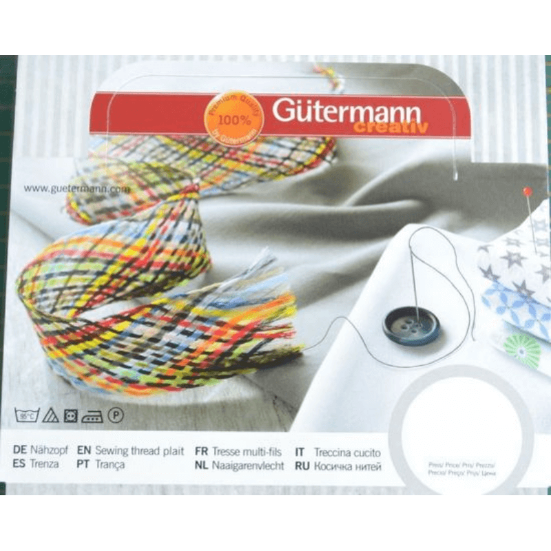 Gutermann Sew-All thread is a must-have for every serious sewer. It's suitable for hand and machine sewing on a variety of materials and seams, regardless of stitch type.  It is strong, durable, and dependable, with no fibre lint or seam crimping that inferior threads can cause. Knot-free, 100 per cent polyester. Made in Germany.