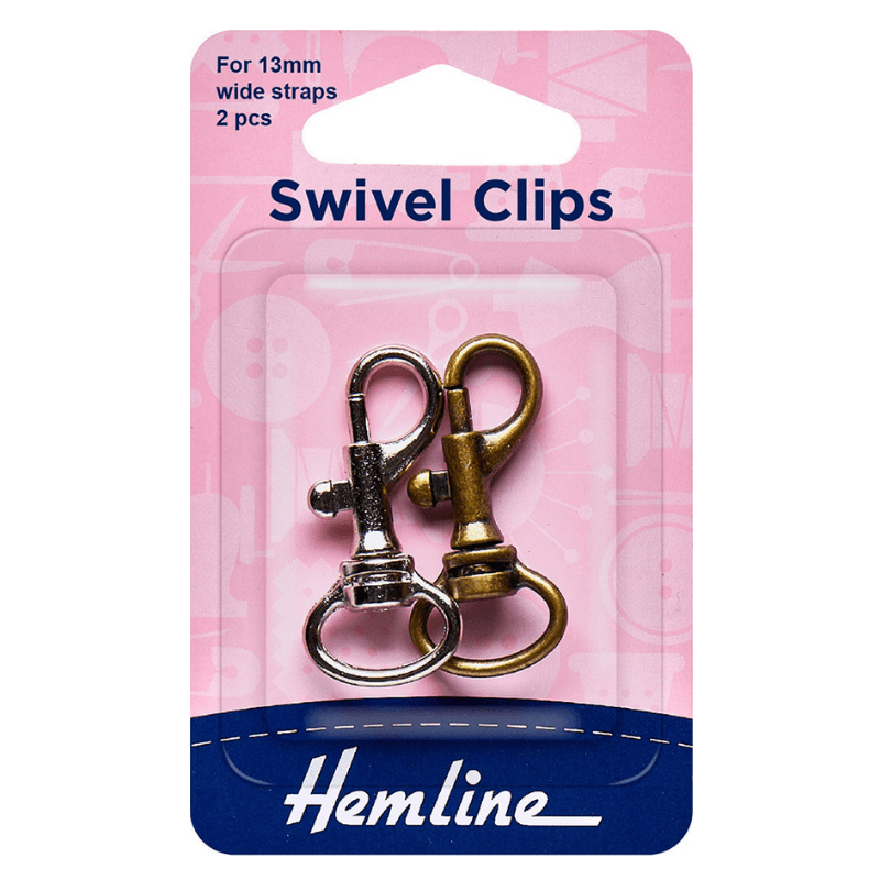 Strong metal construction with safe spring-loaded metal clip. Swivel clips attach to straps, ropes, and ribbons, among other things. They're frequently used to keep little items together, such as on a key ring.