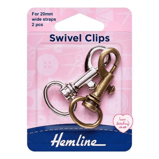 Strong metal construction with safe spring-loaded metal clip. Swivel clips attach to straps, ropes, and ribbons, among other things. They're frequently used to keep little items together, such as on a key ring.