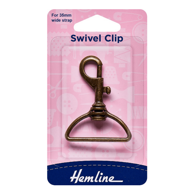 Strong metal construction with a spring-loaded catch. Rotating swivel clip attached to D-ring. Swivel clips attach to straps, ropes, and ribbons, among other things. They're frequently used to keep little items together, such as on a key ring.
