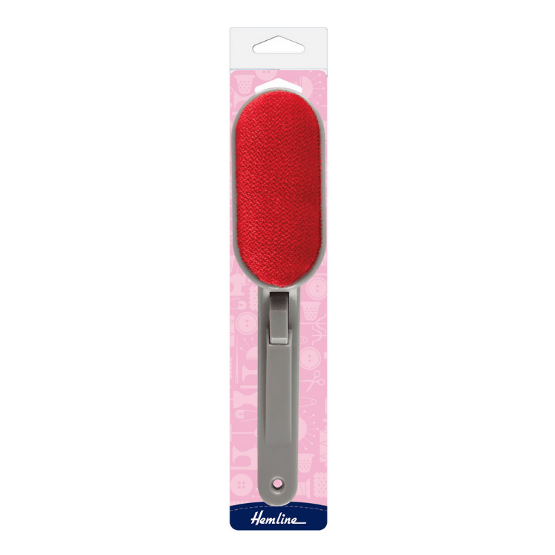 With Hemline's Automatic Magic Clothes Brush, you can easily remove hair, grime, lint, fabric, and more from your clothes and furniture. This handy brush rotates when you press the button, allowing you to brush in any direction.