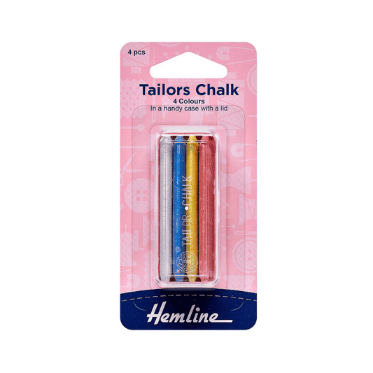 Without making a mess, use your tailor's chalk and store it in your sewing kit. All tailors and dressmakers should have this in their toolbox. Once you've finished marking fabric or tracing patterns, brush away the markings.