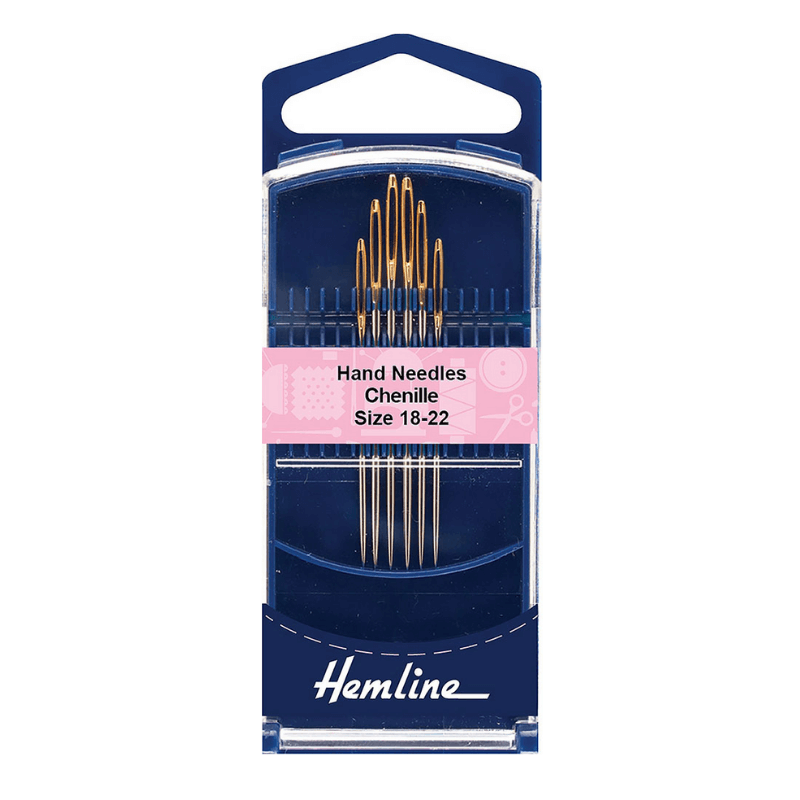 Hemline Chenille Hand Needles are a sewing need that is ideal for fine needlework. They're ideal for embroidery on closely woven fabric.
