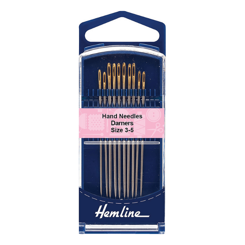 Hemline Hand Needles Darners Size 3-5