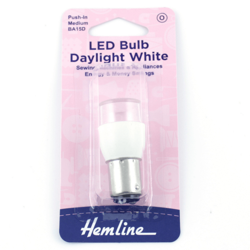 Fits popular with Bernina, Singer, and other brands that use a medium-sized bulb.