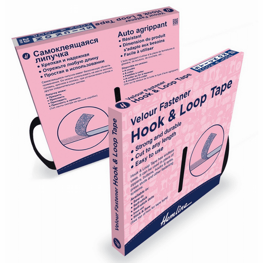Hook and loop tape can be used in a variety of ways. Zippers, buttons, hooks and eyes, press studs, and other fastening systems can all be replaced with it.  Strong and durable.