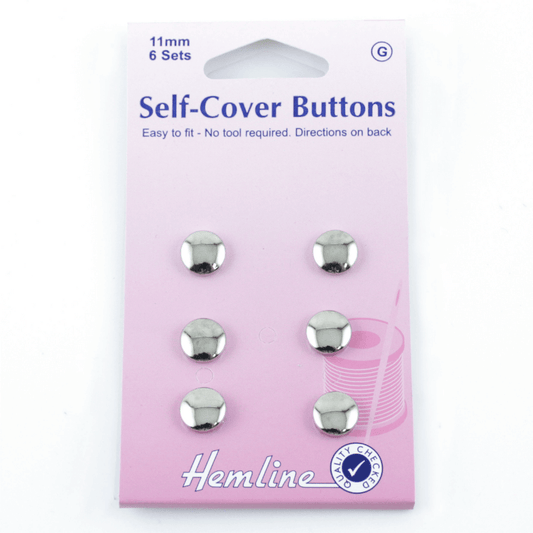 Hemline Self-Cover Buttons 11mm