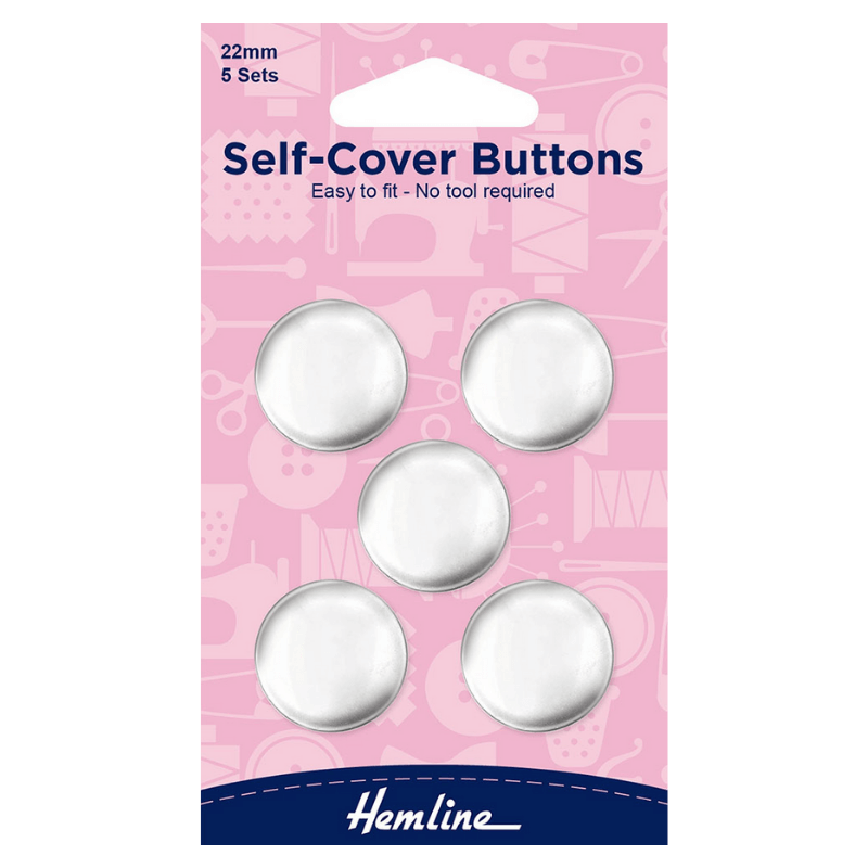 Hemline Self-Cover Buttons 22mm