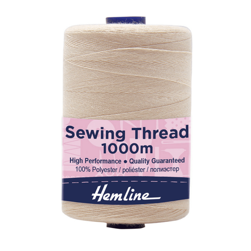 Hemline Thread 1000m Ivory