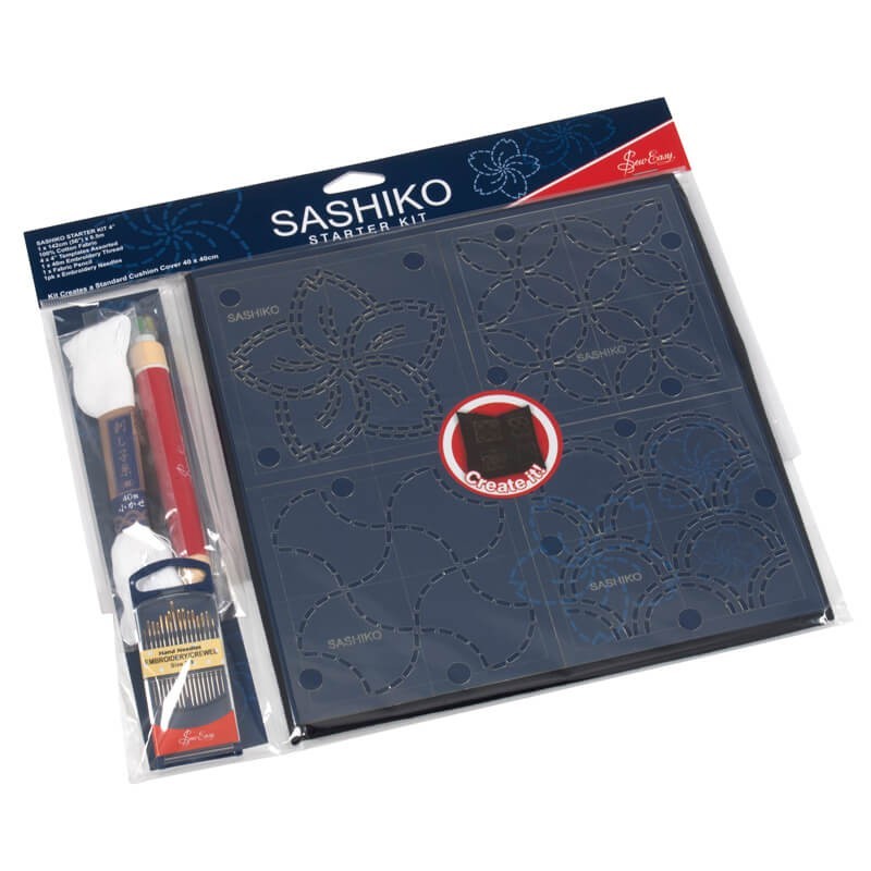 Sew Easy Sashiko Starter Kit Embroidery