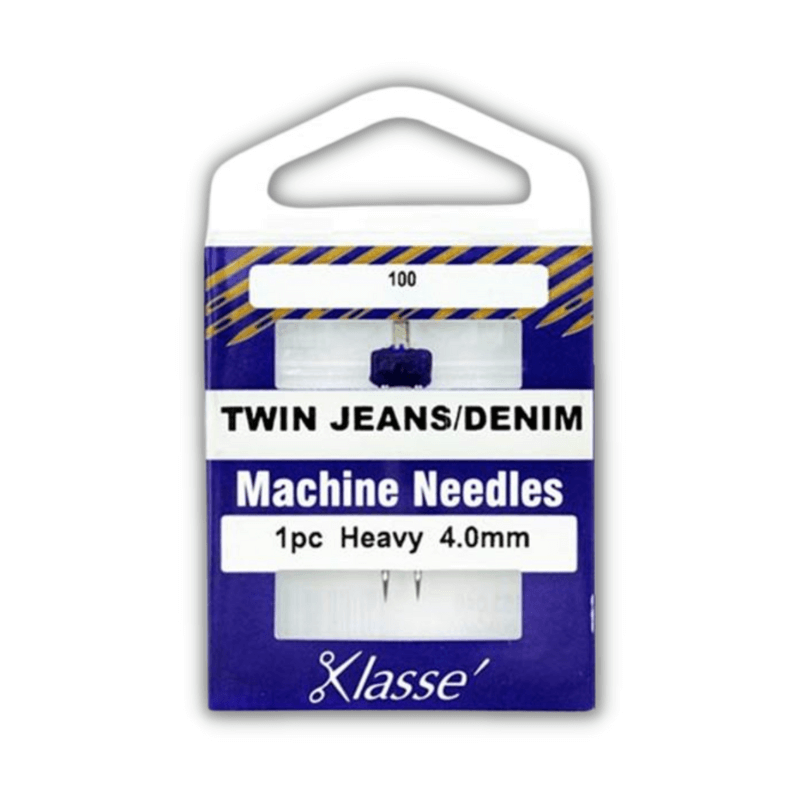 Twin needles are used for practical sewing and decorative sewing such as pintucks, seam finishes and topstitching