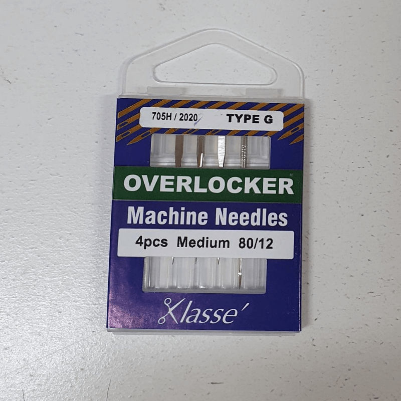 This needle is designed for overlock, cover, protection, and mock-safety stitches in electronic multi-purpose sergers.