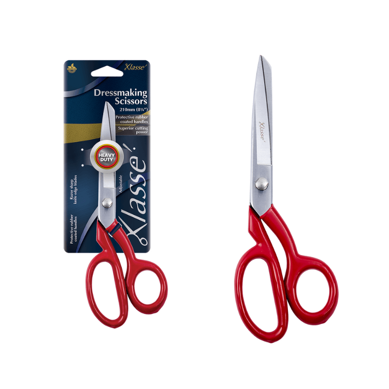 Klasse Scissors Dressmaking Scissors Rubber Coated protective handles with adjustable tension