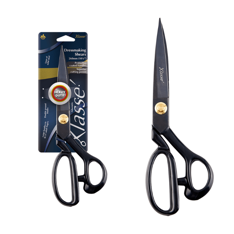 Klasse Scissors Dressmaking Shears is constructed of high grade heat forged 5mm steel, Can cut through several layers of fabric