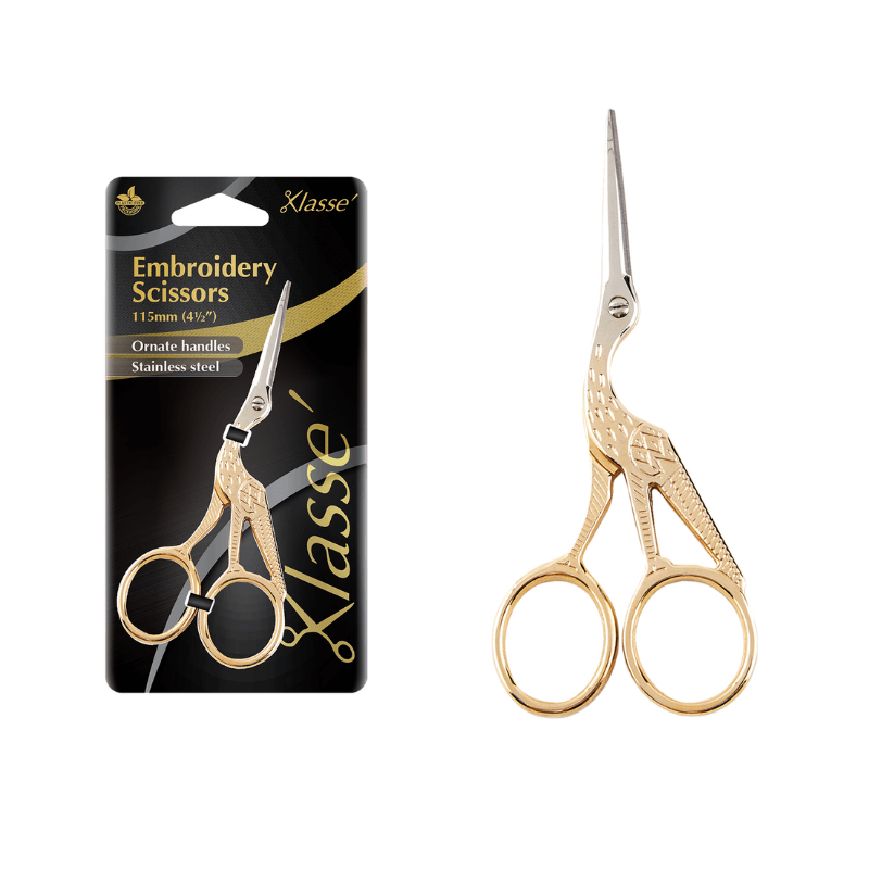 These superior quality embroidery stork shaped scissors has sharp, useful and a stylish addition to any embroiderer's tool kit