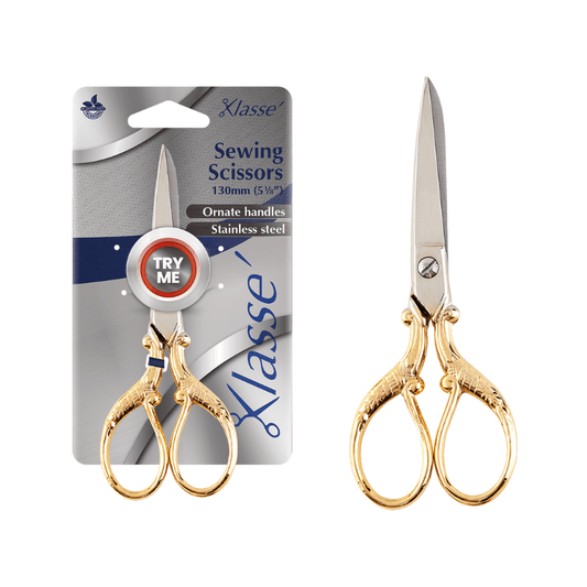 Klasse Scissors Sewing Scissors 130mm Gold