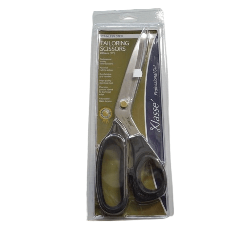 Scissors with a longer blade length provide more leverage and make cutting easier.