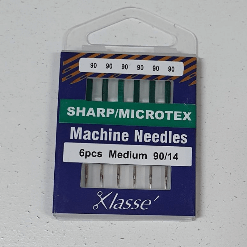 Klasse Sharp/Microtex Machine Needles Medium 90/14