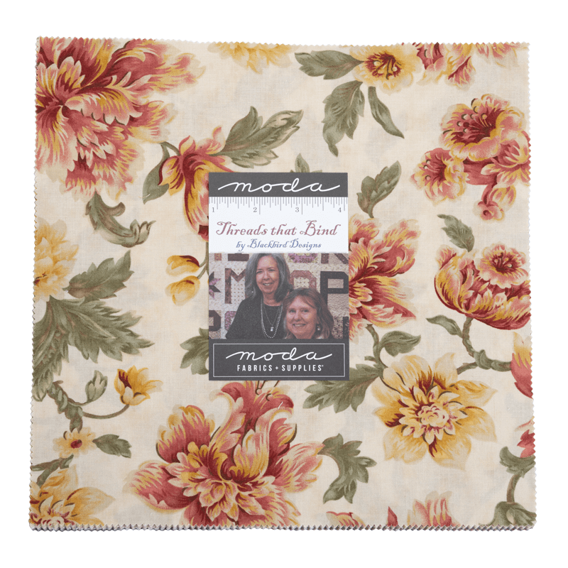 Threads Collection By Moda Moda Fabrics Threads That Bind Layer Cake 28000LC – Handa Crafts and ...