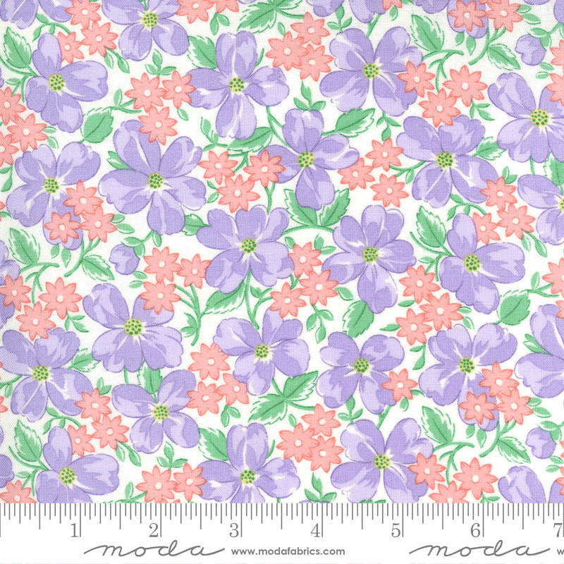 Moda Fabrics 30's Playtime Lilac Garden Party 33590-21