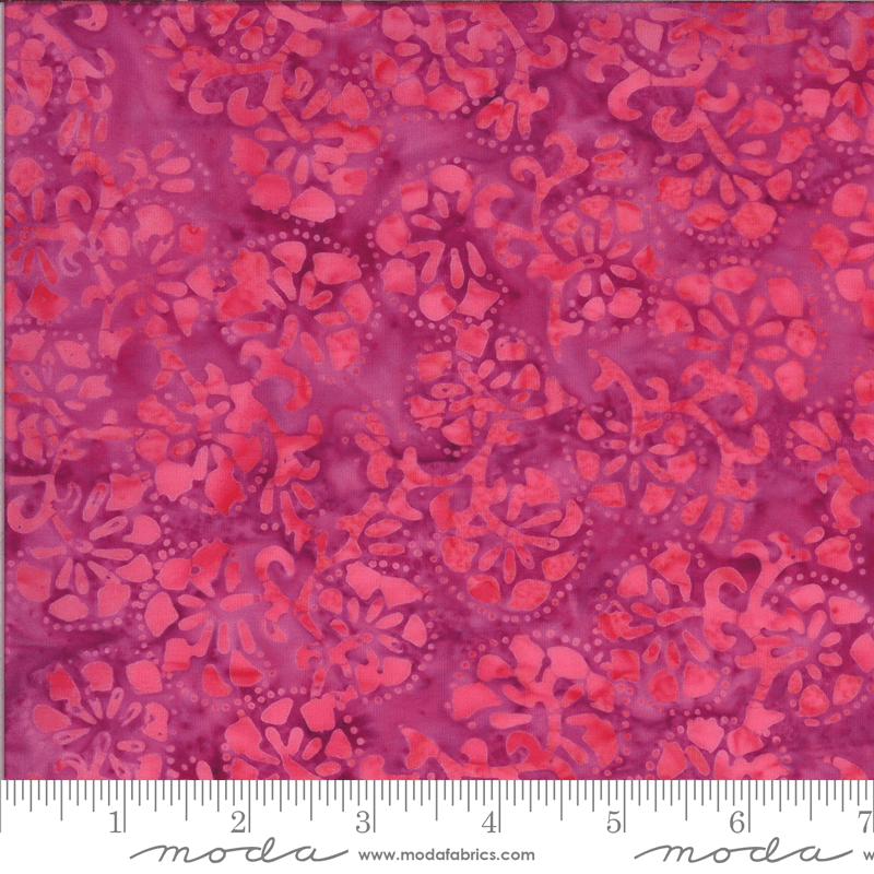 Moda Fabrics Confection Batiks Strawberry Carnation 27310-81