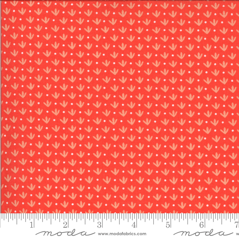 Moda Fabrics Happy Days Tulip Geranium 37602-22