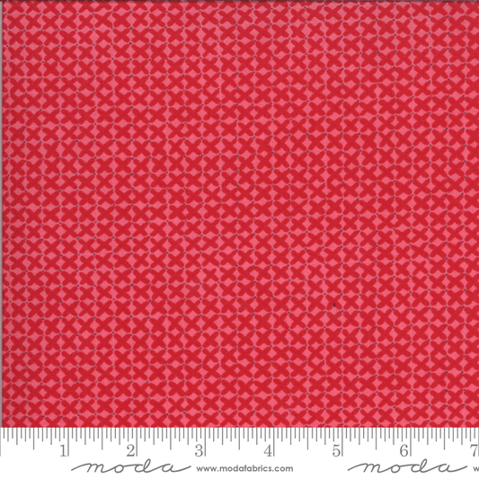 Moda Fabrics Sophie Cross Stitch Linen Rosey 18713-15