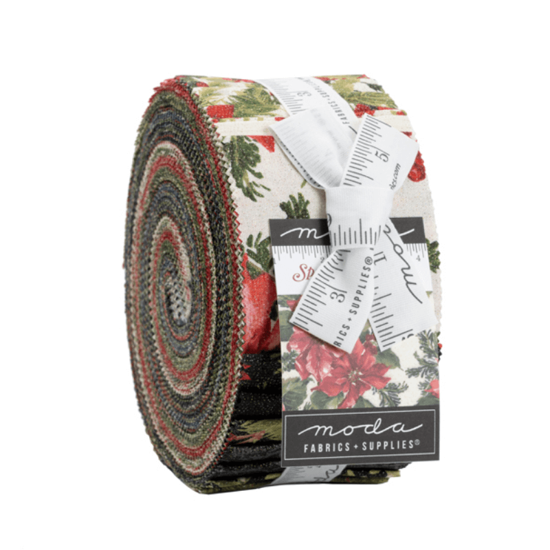 Moda Fabrics Sparkle Shine Glitt Jelly Roll 33600JRGL