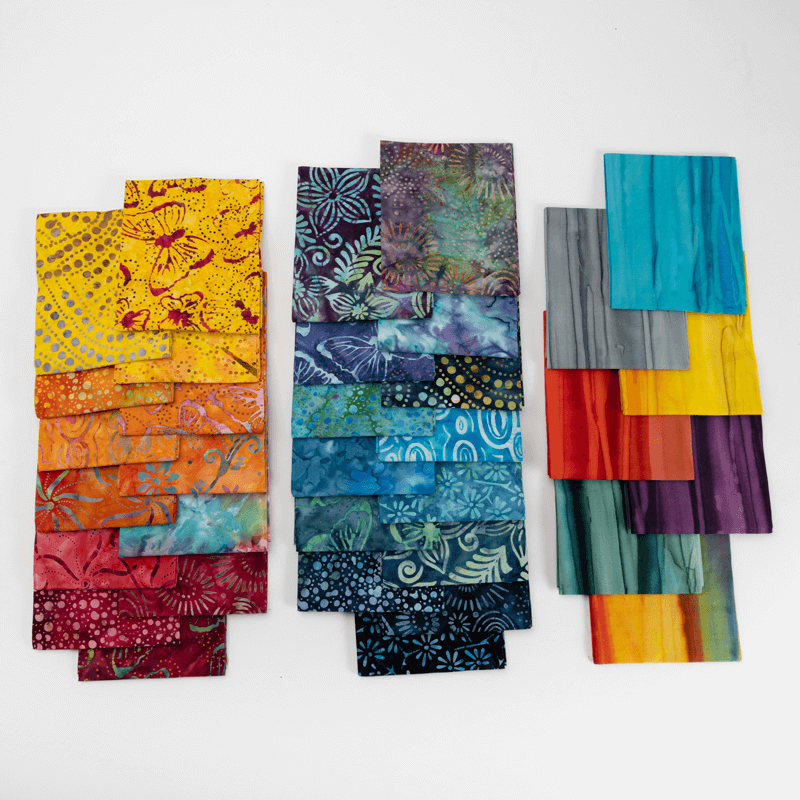 Moda Fabrics Sunny Day Batiks Jelly Roll 4358JR