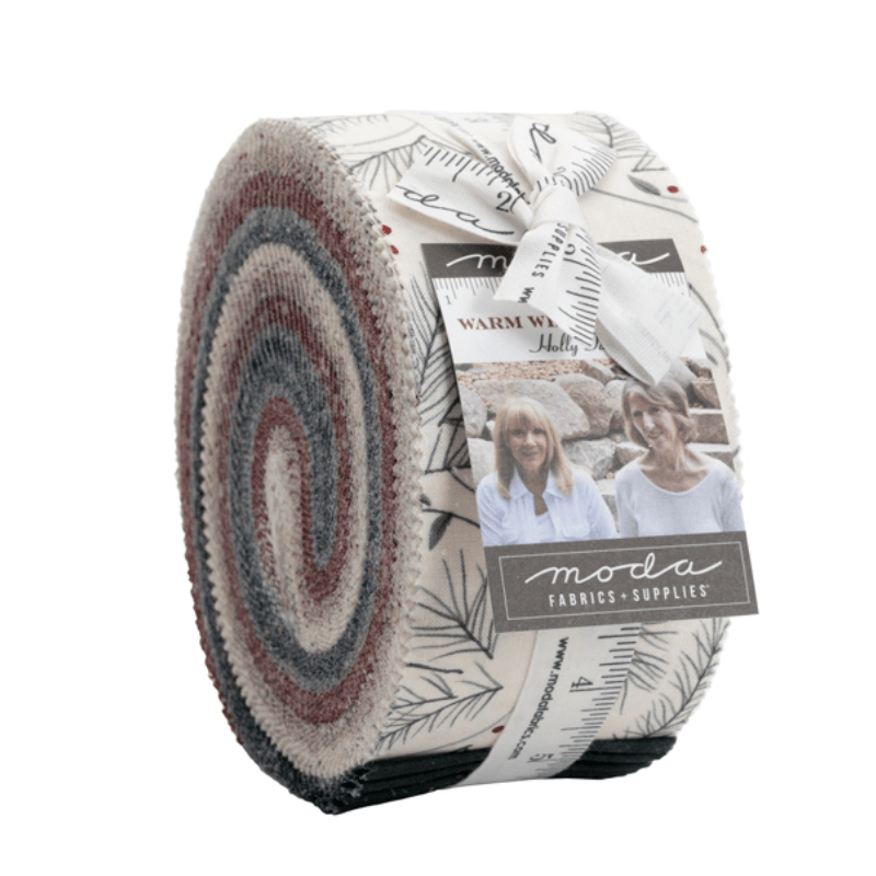 Moda Fabrics Warm Winter Wishes Jelly Roll 6830JR