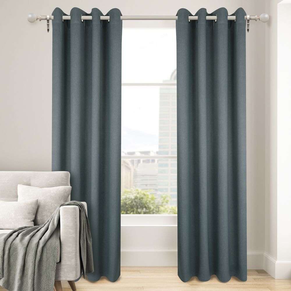 Nettex Bowen Ready-Made Curtains - Ring Top Thunder