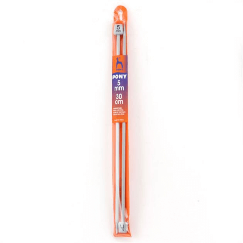 The Knobbed Knitting Needle, commonly known as the single-pointed knitting needle, is the most well-known of all knitting needles.  Straight knitting needles that taper to a point on one end and have a knob on the other to keep stitches from falling off. Knitting needles are always used in pairs when knitting.
