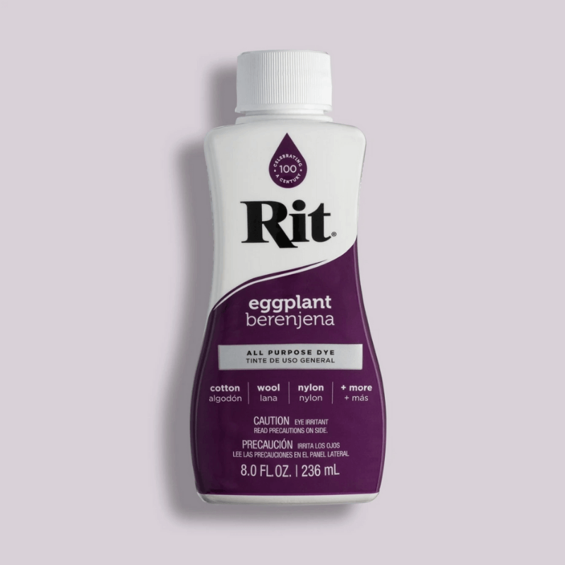 Rit Dye All Purpose Liquid Fabric Dye - Eggplant is perfect for bringing coluor to your clothing, décor, crafts & more