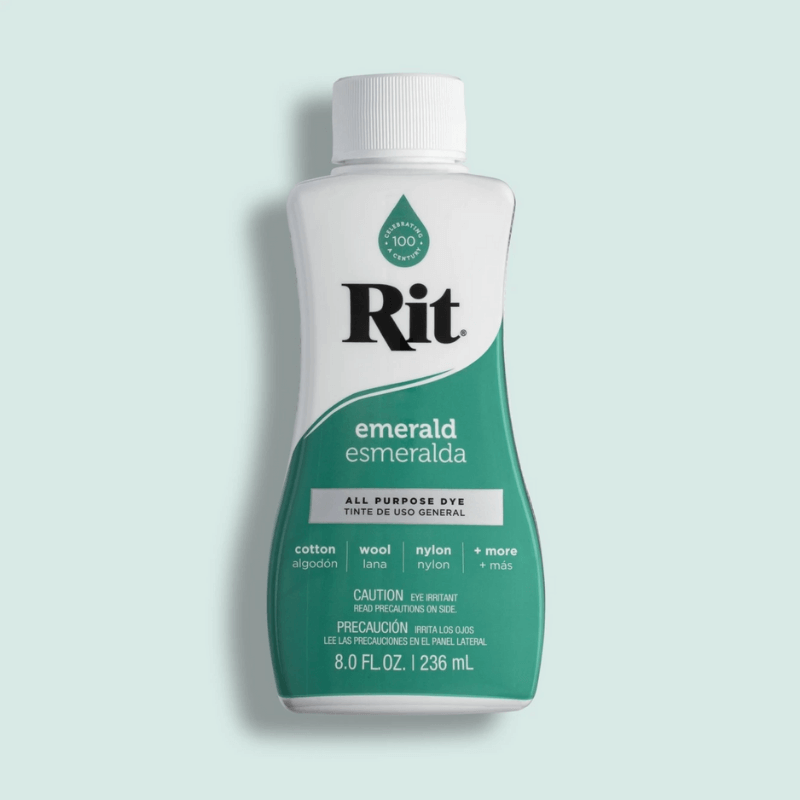 Rit Dye All Purpose Liquid Fabric Dye - Emerald is perfect for bringing coluor to your clothing, décor, crafts & more
