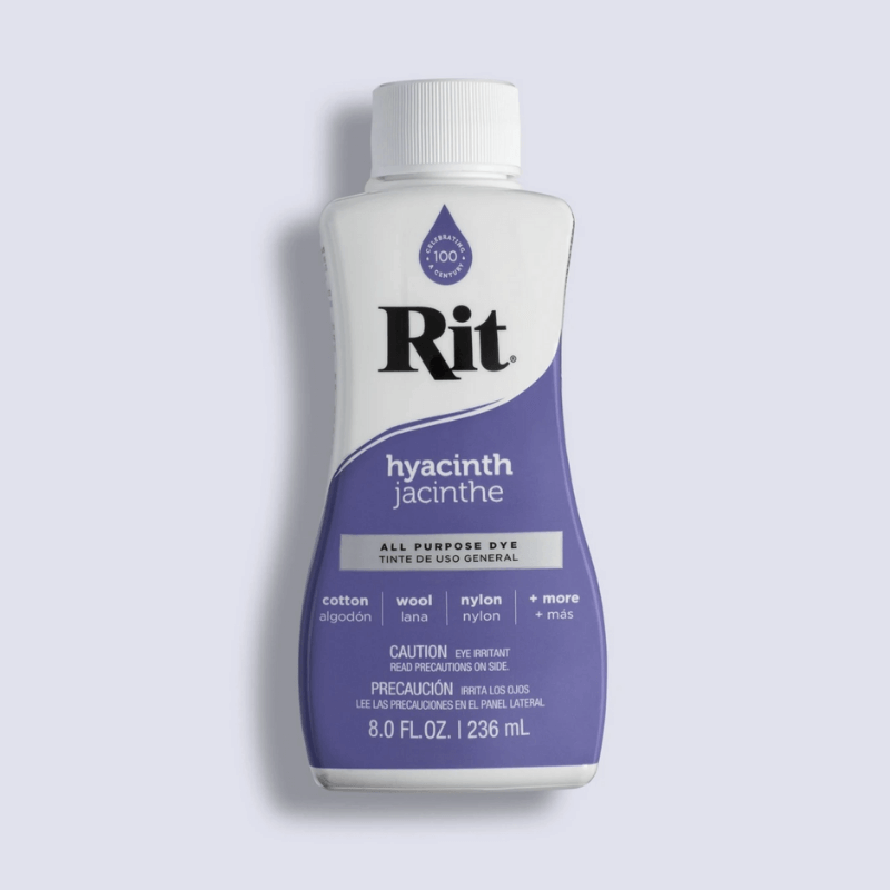 Rit Dye All Purpose Liquid Fabric Dye - Hyacinth is perfect for bringing coluor to your clothing, décor, crafts & more