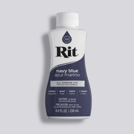 Rit Dye All Purpose Liquid Fabric Dye - Navy Blue is perfect for bringing coluor to your clothing, décor, crafts & more