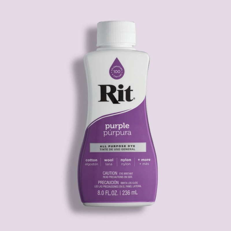 Rit Dye All Purpose Liquid Fabric Dye - Purple is perfect for bringing coluor to your clothing, décor, crafts & more