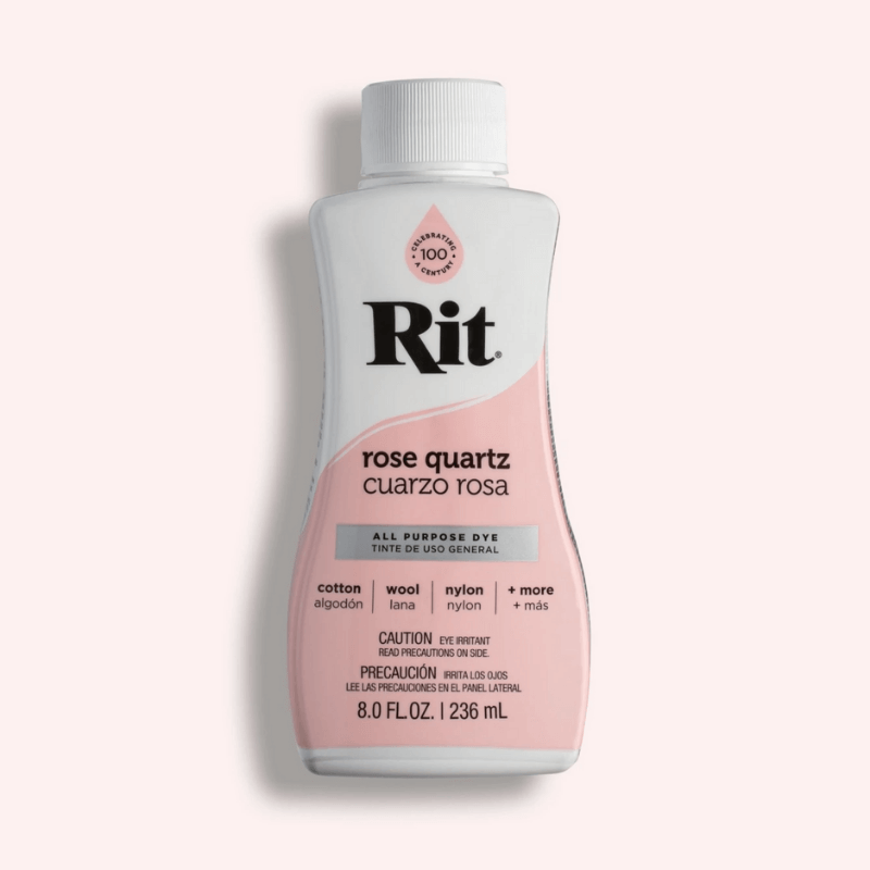 Rit Dye All Purpose Liquid Fabric Dye - Rose Quartz is perfect for bringing coluor to your clothing, décor, crafts & more