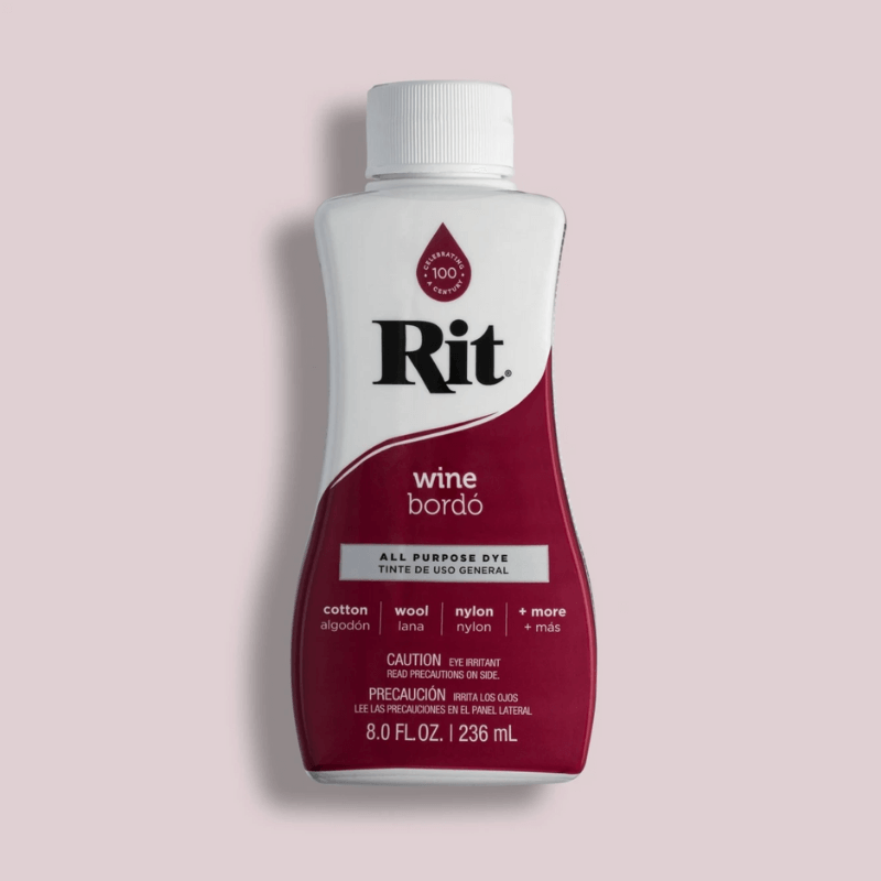 Rit Dye All Purpose Liquid Fabric Dye - Wine is perfect for bringing coluor to your clothing, décor, crafts & more