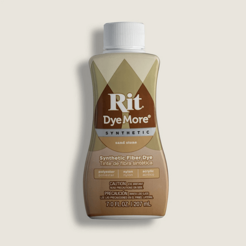 Rit Dye Dyemore Liquid Fabric Dye For Synthetics -Sand Stone turning your favorite fabric, shirts, cloth to make it look new again
