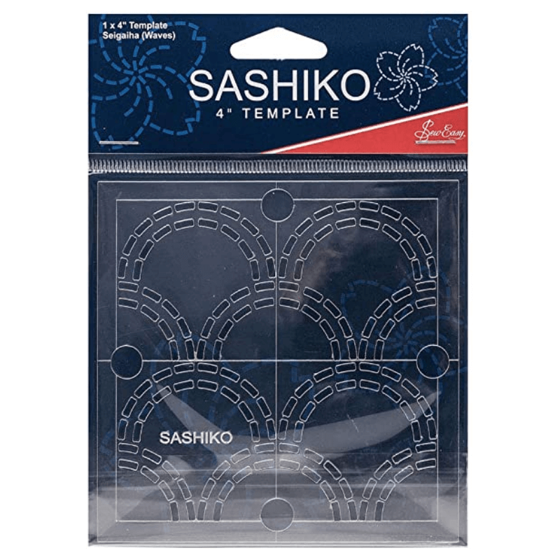 It's ideal for stitching Sashiko patterns. Sew Easy templates and accessories can be used to recreate the appearance.