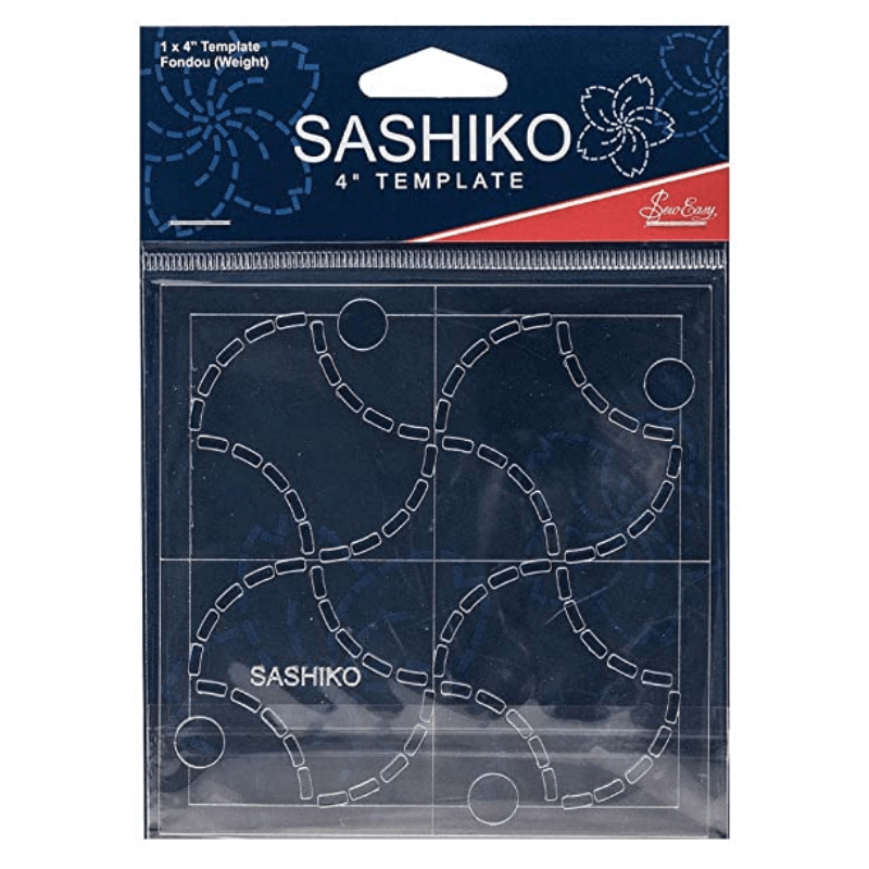 It's ideal for stitching Sashiko patterns. Sew Easy templates and accessories can be used to recreate the appearance.
