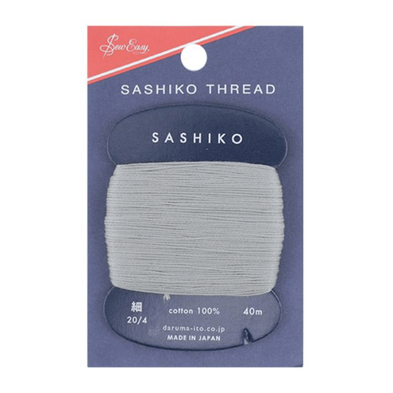 Sashiko - Sew Easy Thread Grey Thick 40m