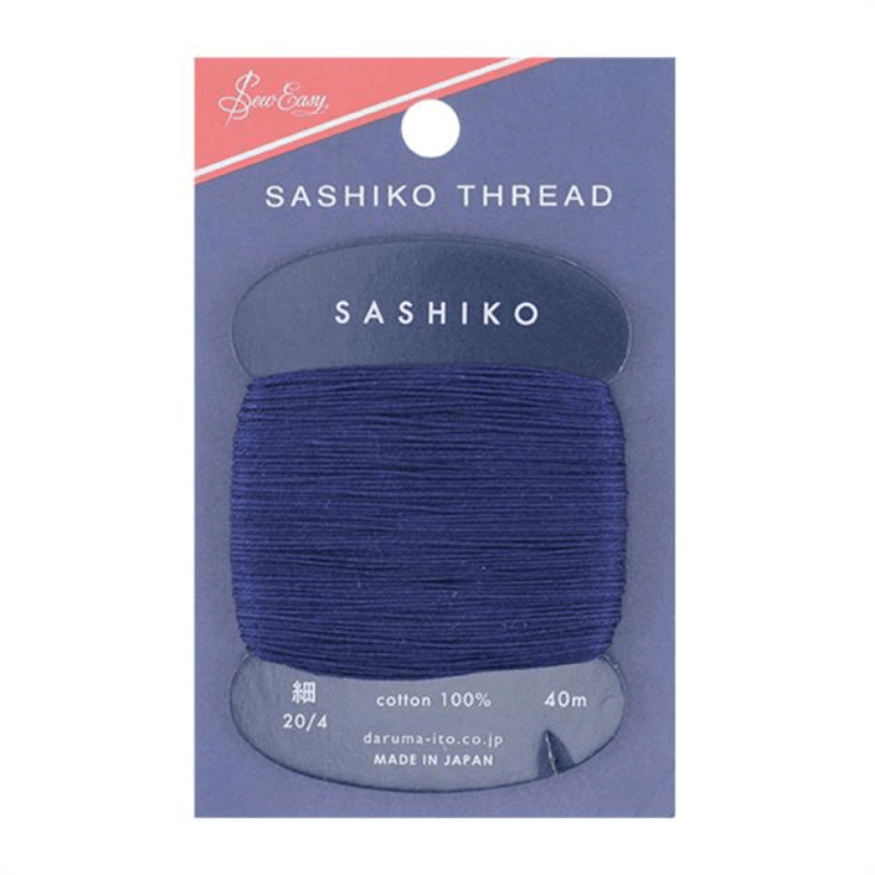 Sashiko - Sew Easy Thread Navy Thick 40m