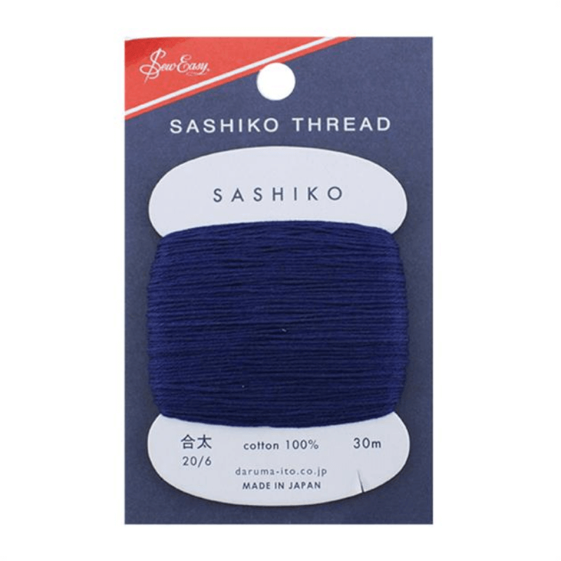 Sashiko - Sew Easy Thread Navy Thin 30m