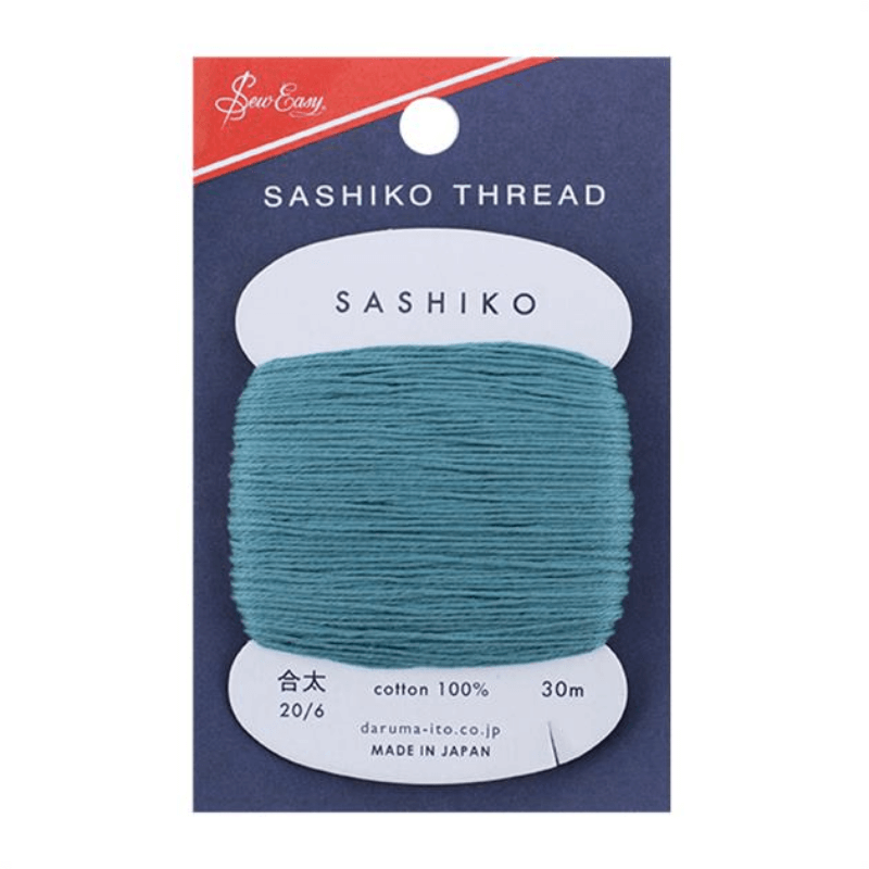 Sashiko - Sew Easy Thread Turquoise Thin 30m